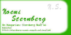 noemi sternberg business card